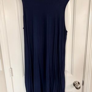 Time and Tru Navy Blue Top